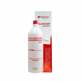Solução com PHMB Polihexan 0,1% 350ml  - Helianto - Código 1491-1-1