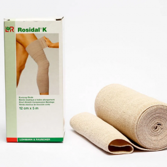 ROSIDAL K BANDAGEM ALTA COMPRESSAO 8X5MT LR CURTO ESTIRAM