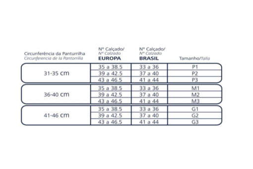 MEIA PANTURRILHA PERFORMANCE 20-30 SIGVARIS P M G