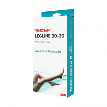 MEIA LEGLINE AD 3/4 PANTURRILHA 20-30 OLINDA VENOSAN P ABERTO