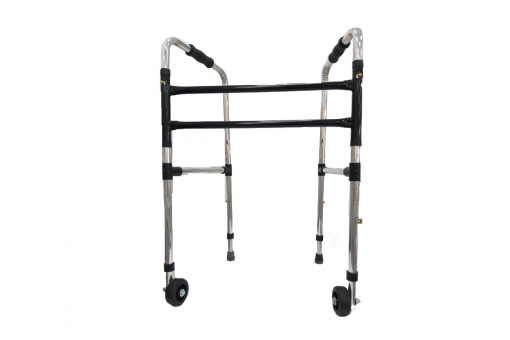 ANDADOR ALUMINIO COM RODAS FIXO